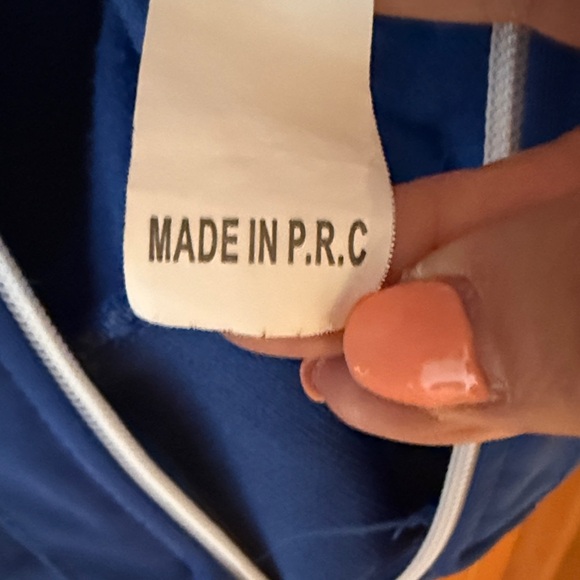 Italia Blue Soccer Track Jacket unisex small - Picture 10 of 10